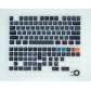 Dark Light 104+25 PBT Dye-subbed Keycaps Set Cherry Profile for MX Switches Mechanical Gaming Keyboard